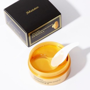 JMsolution Гидрогелевые патчи для глаз с золотым шелкопрядом Golden Cocoon Home Esthetic Eye Patch, 60 шт.