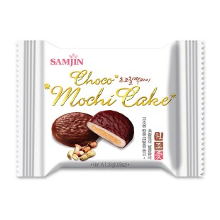 SAMJIN Моти в шоколаде с арахисом CHOCO MOCHI CAKE, 31 г * 1 шт 