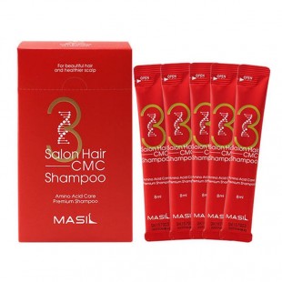 MASIL Набор шампунь профессиональный восстанавливающий с аминокислотами 3 Salon Hair Cmc Shampoo, 20 шт.