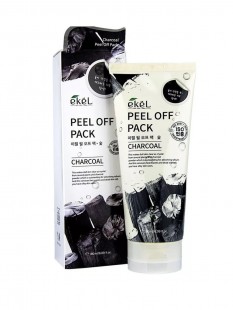 Ekel Пилинг скатка для лица с древесным углем Natural Clean Peeling Gel Charcoal, 180 мл