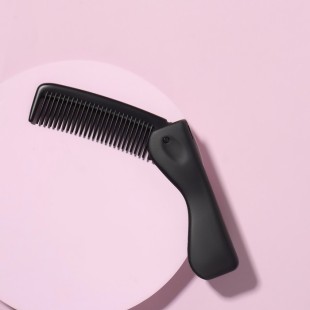 Queen Fair Расчёска для волос складная, 17,5 × 3 см, цвет чёрный