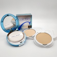 Увлажняющая коллагеновая пудра для лица Enough Hydro Moisture Two Way Cake SPF 25 PA++, 21 тон, со сменным блоком
