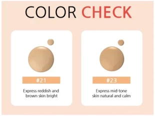 Yu.R Увлажняющий кушон для сияния кожи Moist Layer Cushion BIG SPF50+ Пудра Yu-r Moist Layer Cushion, 21 тон, 25 гр