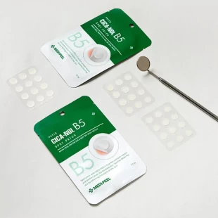 MEDI-PEEL Успокаивающие точечные патчи от прыщей с центеллой Phyto CICA-Nol B5 Spot Patch, 12 мм*12 шт