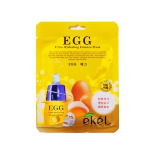 EKEL Маска тканевая для лица с яйцом Mask Pack Egg