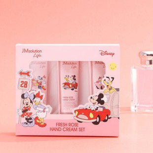 JMsolution Подарочный набор кремов для рук Ароматная роза Life Fresh Rose Hand Cream Set, 3 шт. * 50 мл