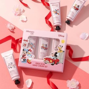 JMsolution Подарочный набор кремов для рук Ароматная роза Life Fresh Rose Hand Cream Set, 3 шт. * 50 мл
