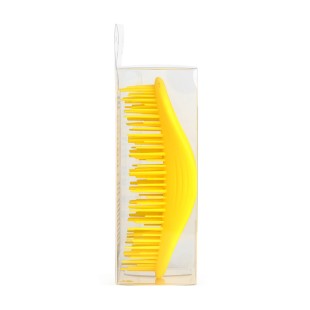 SOLOMEYA Арома-расческа для сухих и влажных волос с АРОМАТОМ ЛИМОНА МИНИ Solomeya Aroma Brush for Wet&Dry hair Lemon mini, 1 шт